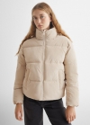 Mango Anorak acolchado - Beige