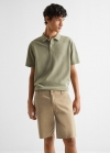 Mango Bermudas algodón - Beige