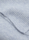 Mango Bufanda punto - Azul celeste
