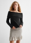 Mango Jersey cuello barco - Negro