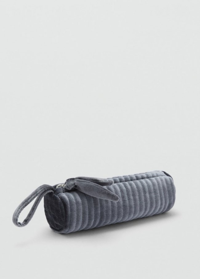 Mango Estuche terciopelo - Azul marino oscuro
