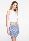 Mango Top crop algodón - Blanco roto