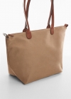 Mango Bolso shopper - Marrón medio