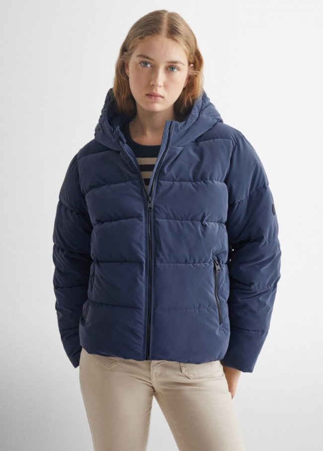 Mango Anorak acolchado - Azul marino oscuro
