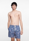 Mango Bañador estampado marino - Azul