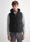 Mango Chaleco acolchado - Negro