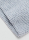 Mango Gorro punto - Azul celeste