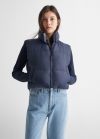 Mango Chaleco acolchado reversible - Azul celeste