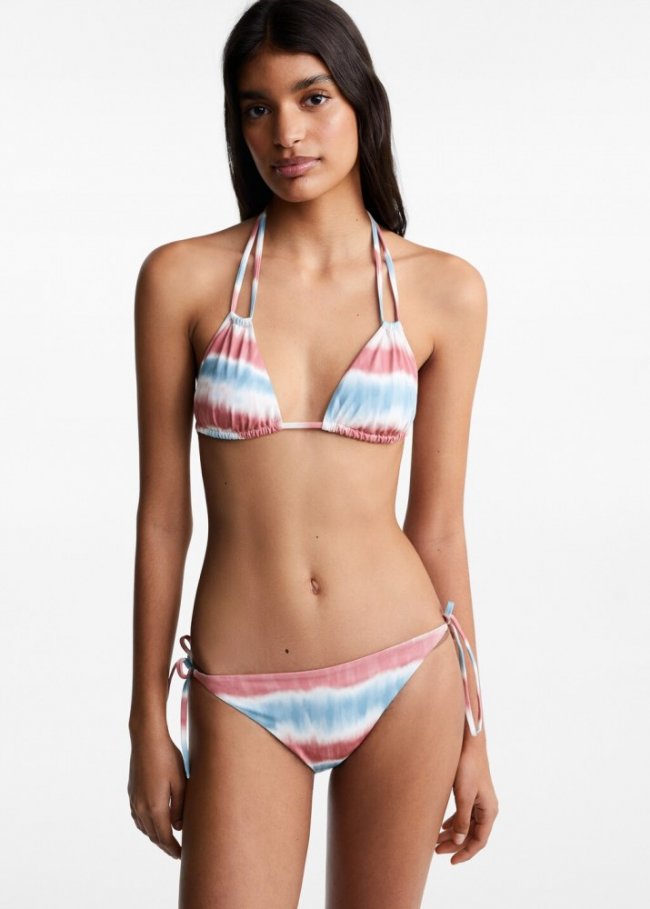 Mango Bikini tie-dye - Verde agua