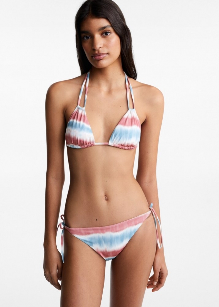 Mango Bikini tie-dye - Verde agua