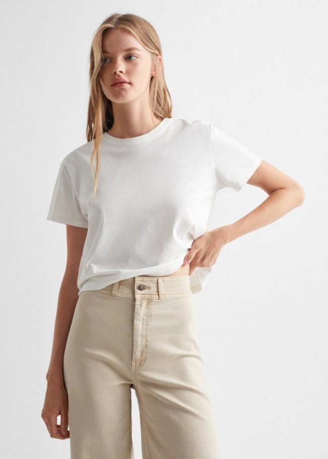 Mango Jeans culotte - Beige