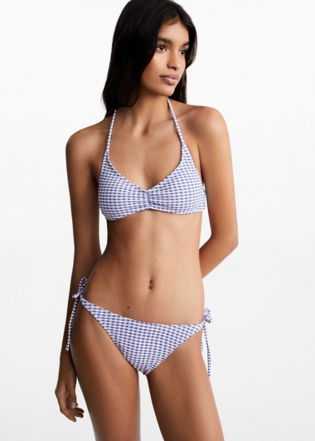 Mango Bikini estampado - Azul