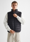 Mango Chaleco acolchado - Negro