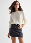 Mango Minifalda vaquera - Gris
