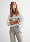 Mango Jeans flare botones - Gris