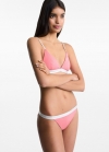 Mango Bikini detalle metalizado - Rojo coral