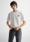 Mango Pantalón jogger algodón - Gris antracita