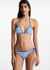 Mango Bikini rayas - Blanco roto