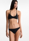 Mango Bikini textura - Negro