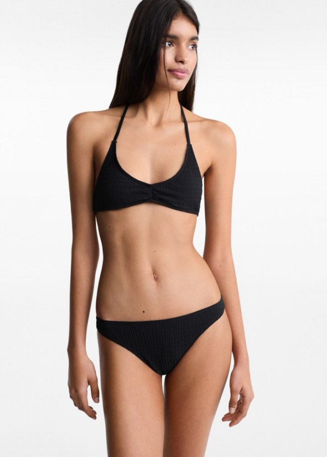 Mango Bikini textura - Negro