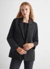 Mango Americana traje entallada - Negro