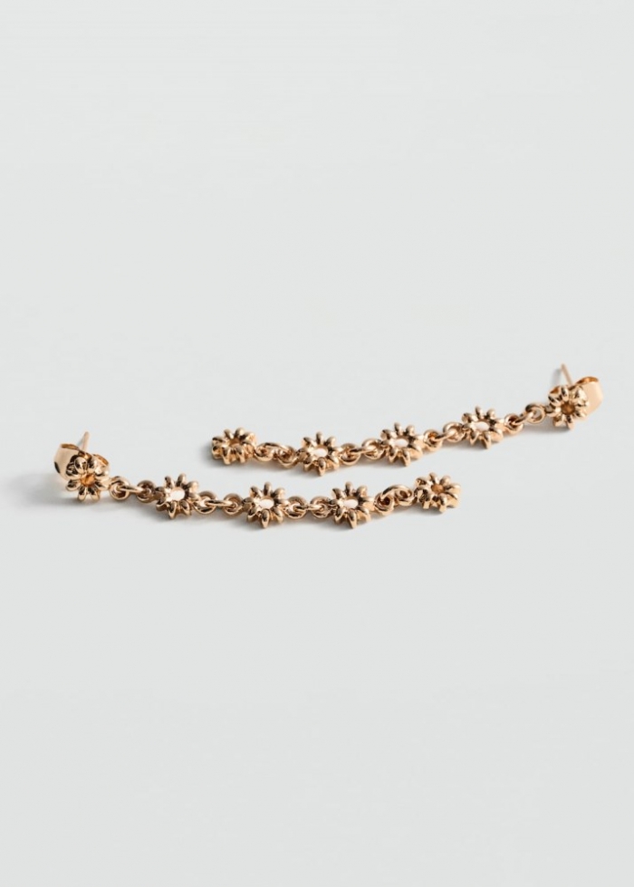 Mango Pendientes colgantes - Oro