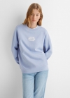 Mango Sudadera mensaje estampado - Azul