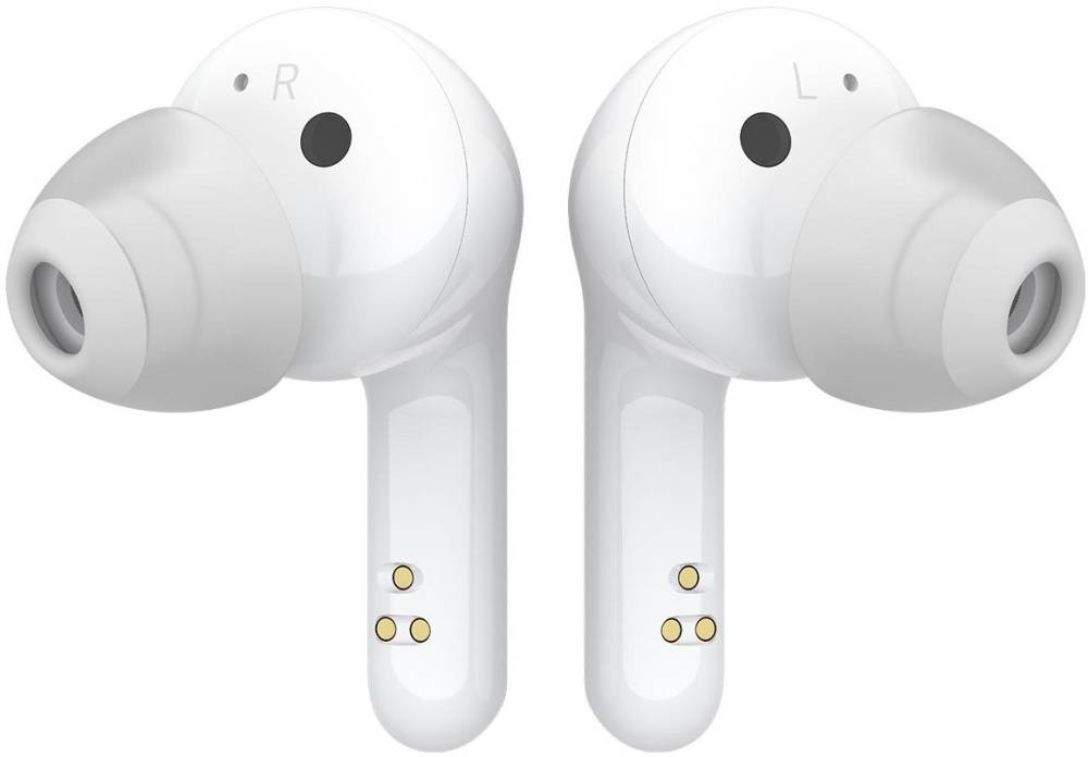 LG TONE Free HBS-FN4 with British Meridian Sound & Noise Isolation Bluetooth Headset (White, True Wireless)