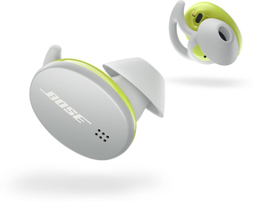 Bose Sport Earbuds Bluetooth Headset (Glacier White, True Wireless)