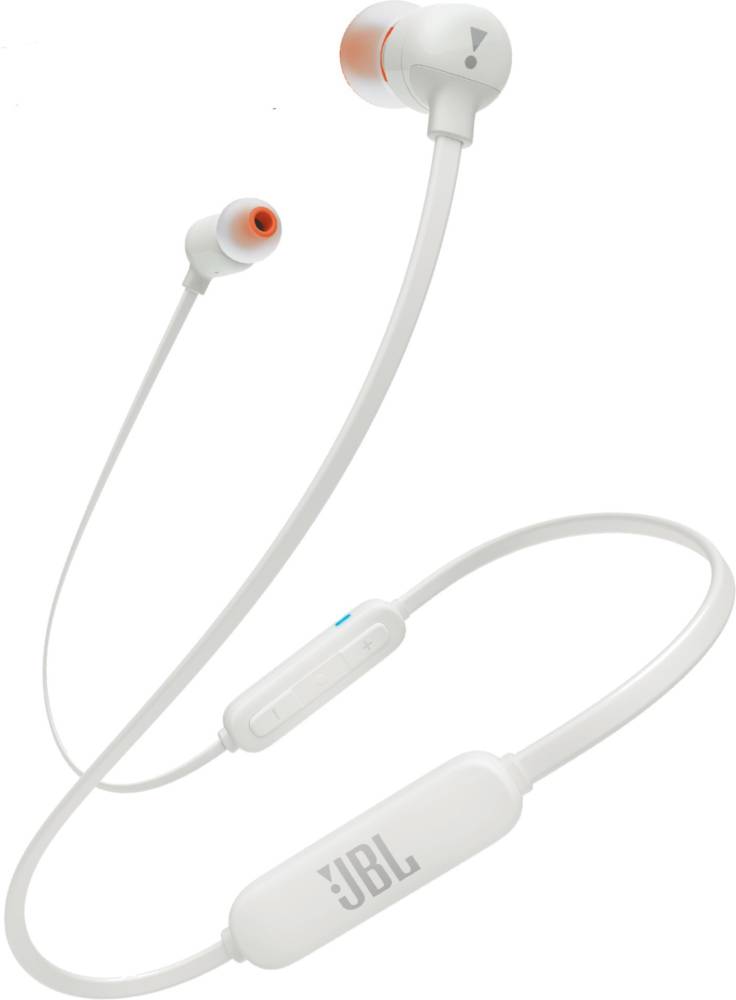 JBL T160BT Bluetooth Headset (White, In the Ear)