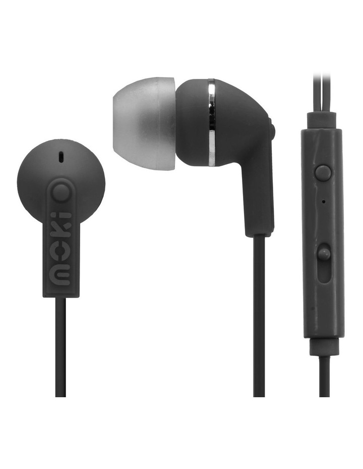 Noise Isolation Earbuds With Microphone & Control - Black