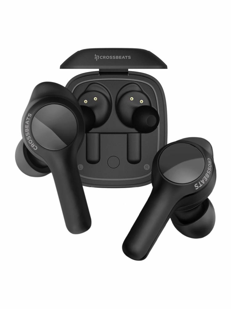 CrossBeats TORQ Bluetooth Headset (Black, True Wireless)