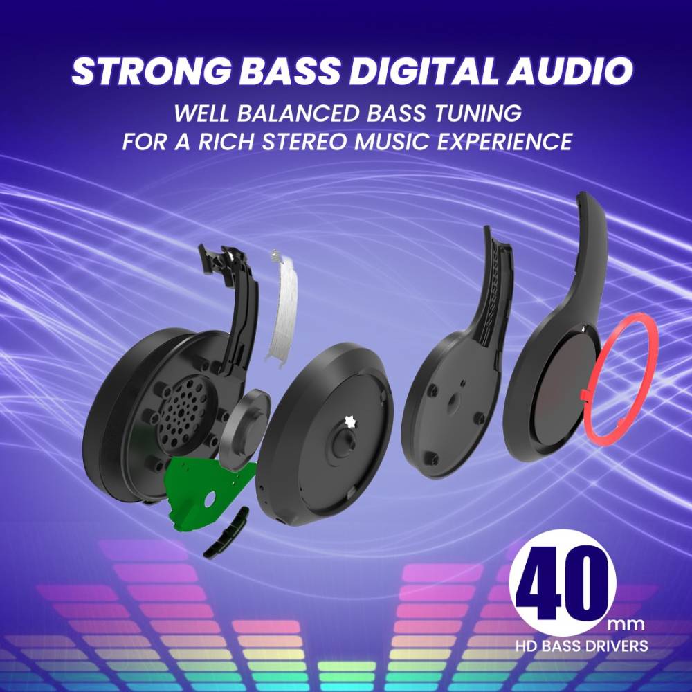 lumiford HD60 Bluetooth Headset (Black, On the Ear)