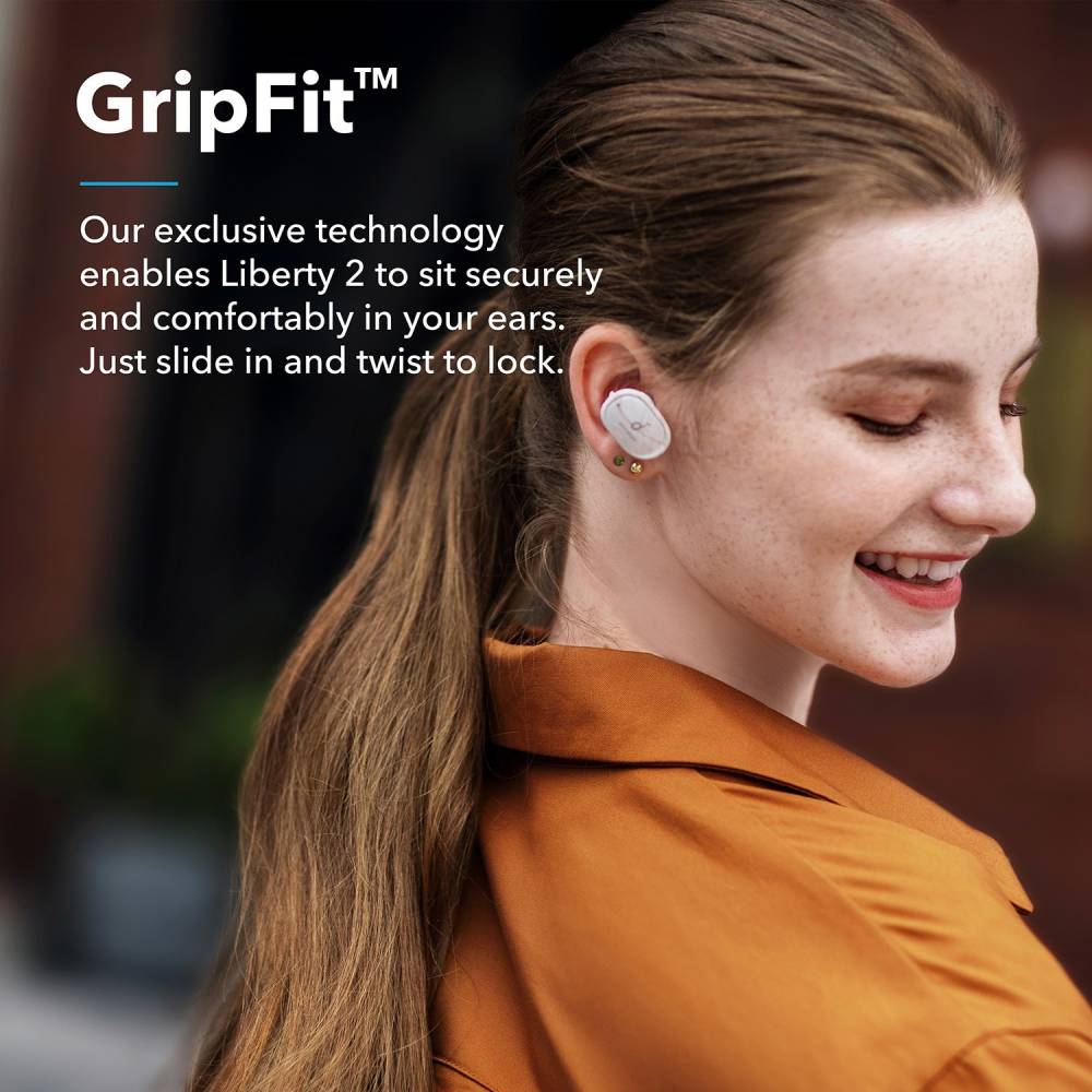 Soundcore by Anker Liberty 2 True Wireless Bluetooth Headset (White, True Wireless)