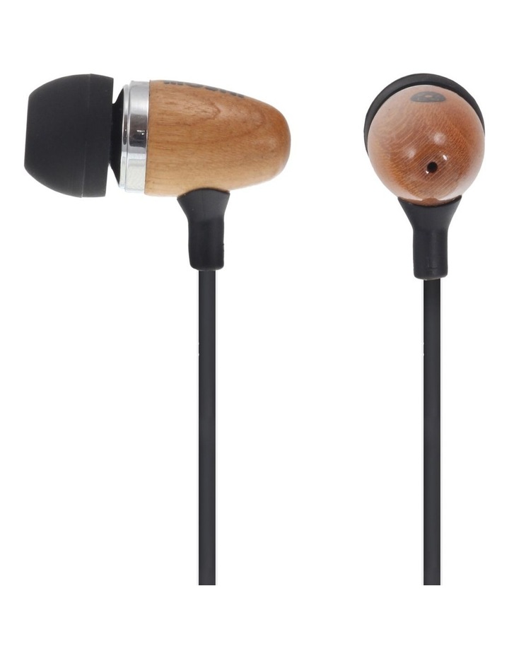 Moki Retro Earphones - Timber