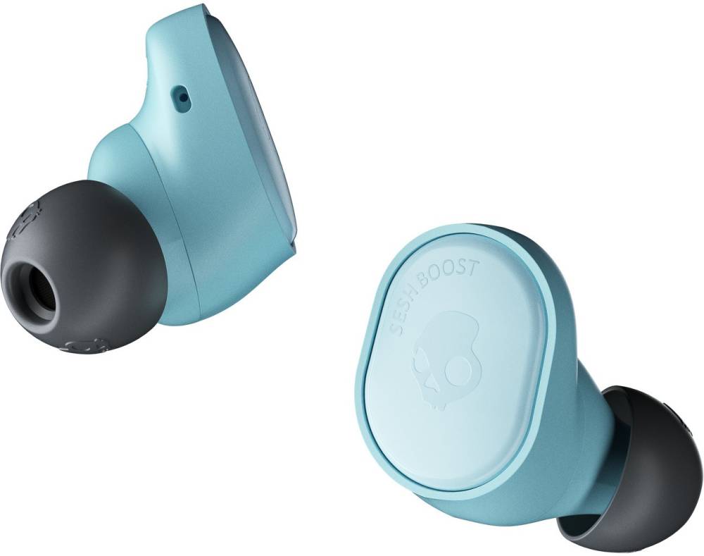Skullcandy Sesh Evo Bluetooth Headset (Bleached Blue, True Wireless)