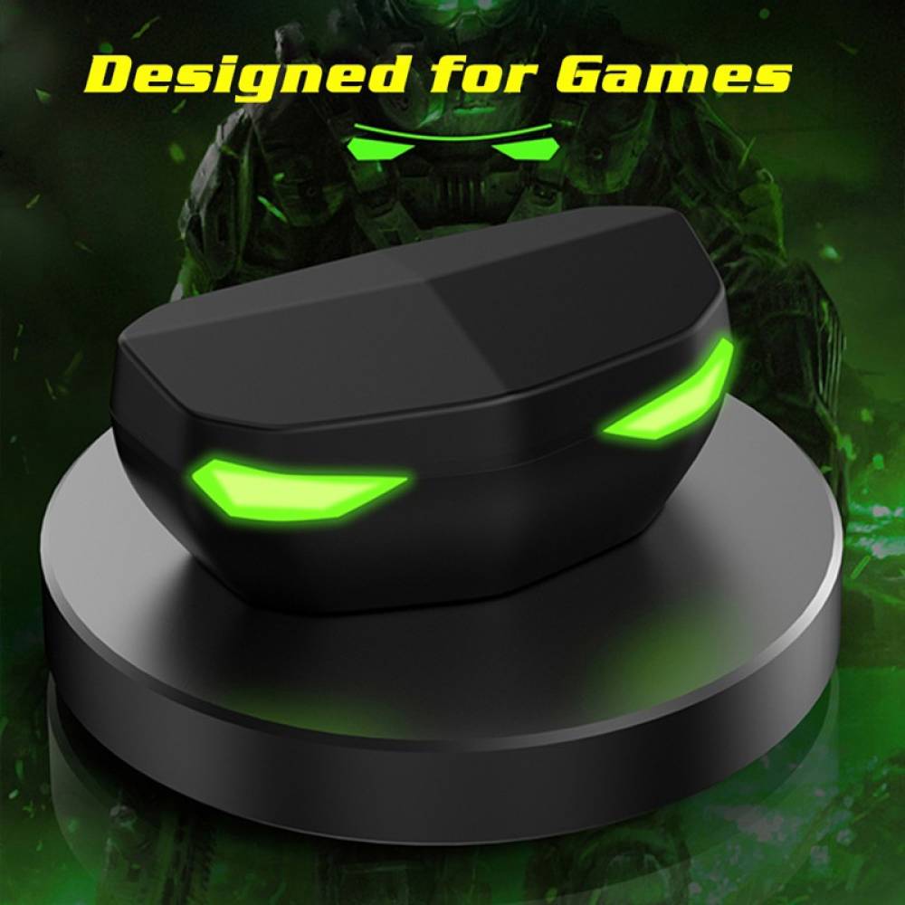 Brightronics Gaming TWS with 65 ms Latency Bluetooth Headset Bluetooth Gaming Headset (Black, In the Ear)