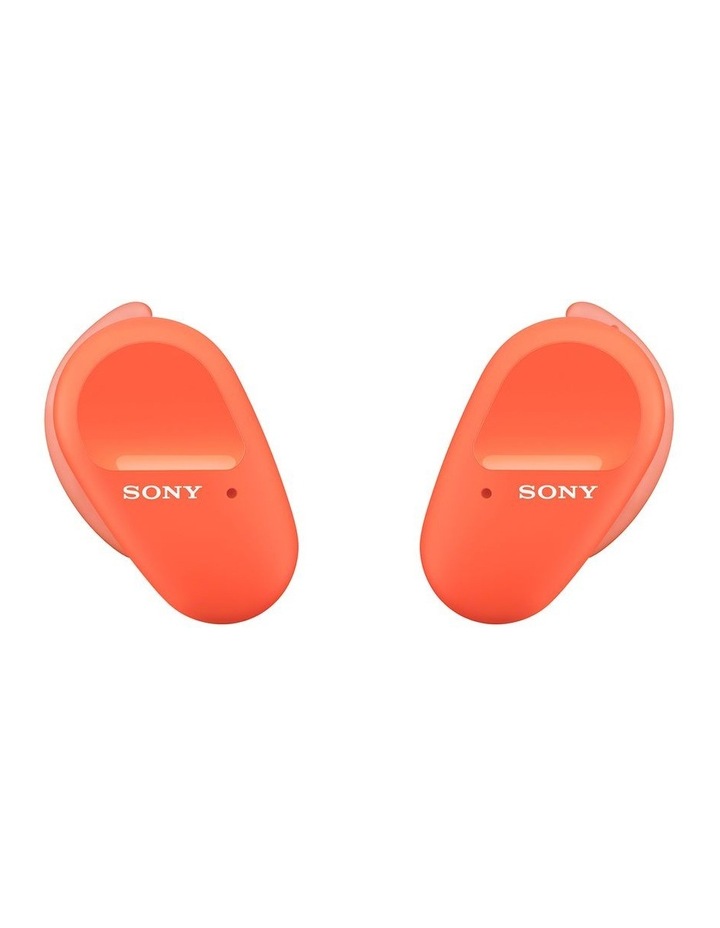 Truly Wireless Orange Sports Bluetooth Headphones WFSP800ND