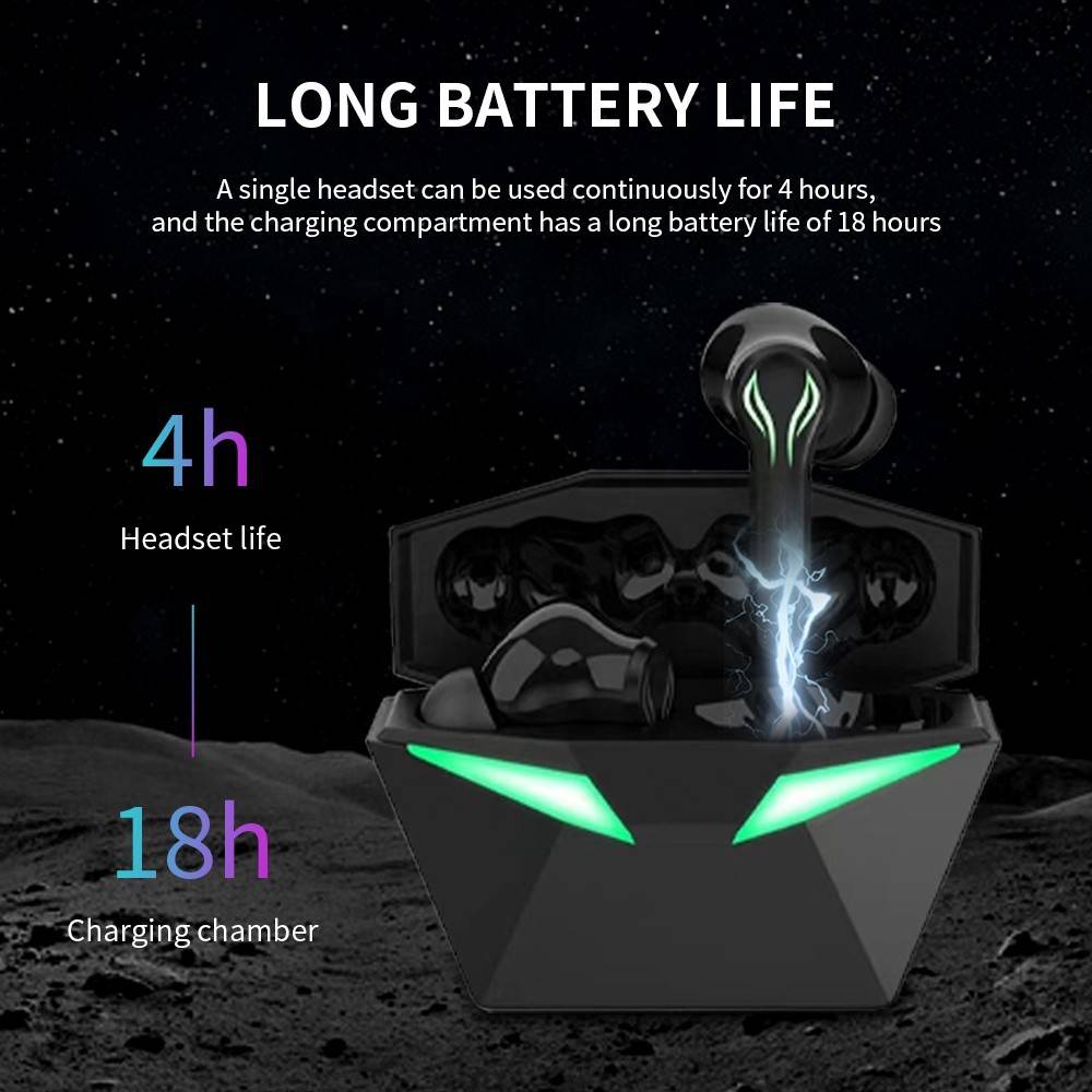 fiado HX-01 Gaming Tws low latency Noise cancellation Dual-Mode Bluetooth Headset (Black, True Wireless) fiado HX-01 Gaming Tws low latency Noise cancellation Dual-Mode Bluetooth Headset (Black, True Wireless)