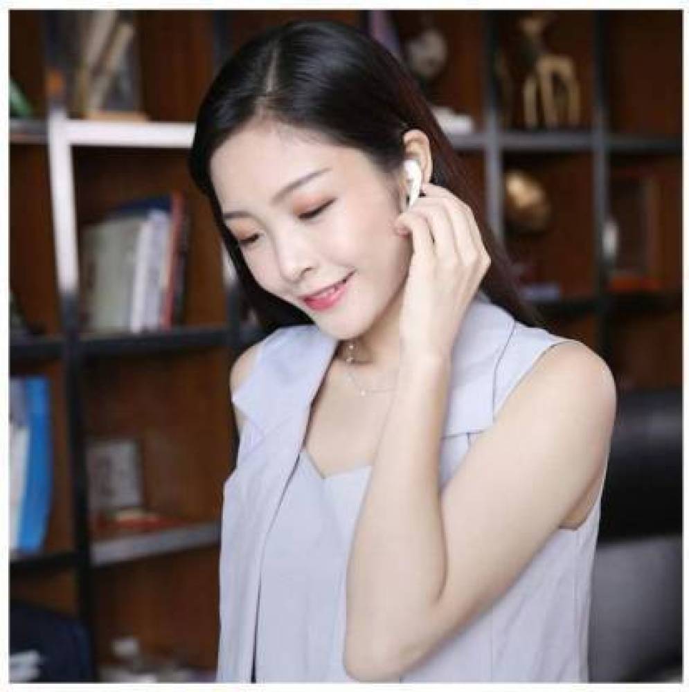 INDIRULERS Best Deep Bass air.pods Bluetooth Headset (White, True Wireless)