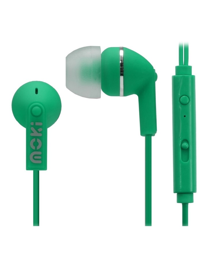 Noise Isolation Earbuds With Microphone & Control - Green