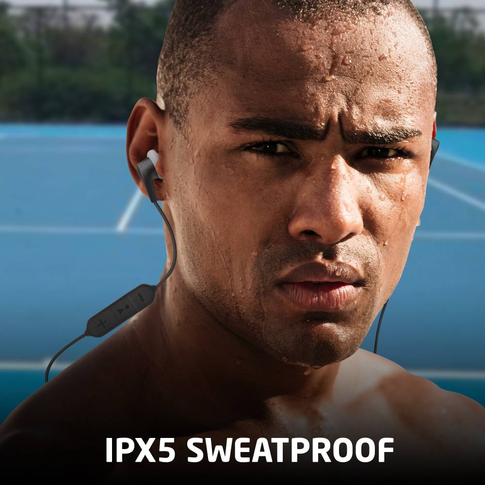 JBL Endurance RunBT IPX5 Sports Bluetooth Headset (Black, Grey, In the Ear)