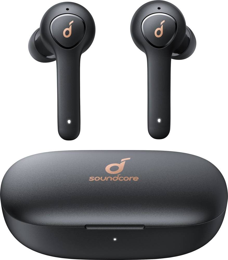 Soundcore by Anker Life P2 with IPX7 Waterproof Bluetooth Headset (Black, True Wireless) Soundcore by Anker Life P2 with IPX7 Waterproof Bluetooth Headset (Black, True Wireless)