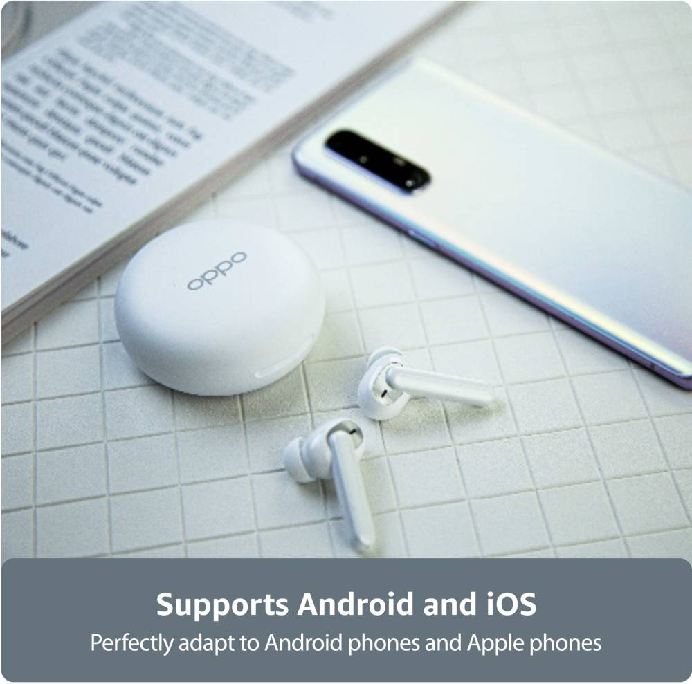 OPPO Enco W31 with AI-Powered Noise Reduction for calls Bluetooth Headset (White, True Wireless) OPPO Enco W31 with AI-Powered Noise Reduction for calls Bluetooth Headset (White, True Wireless)