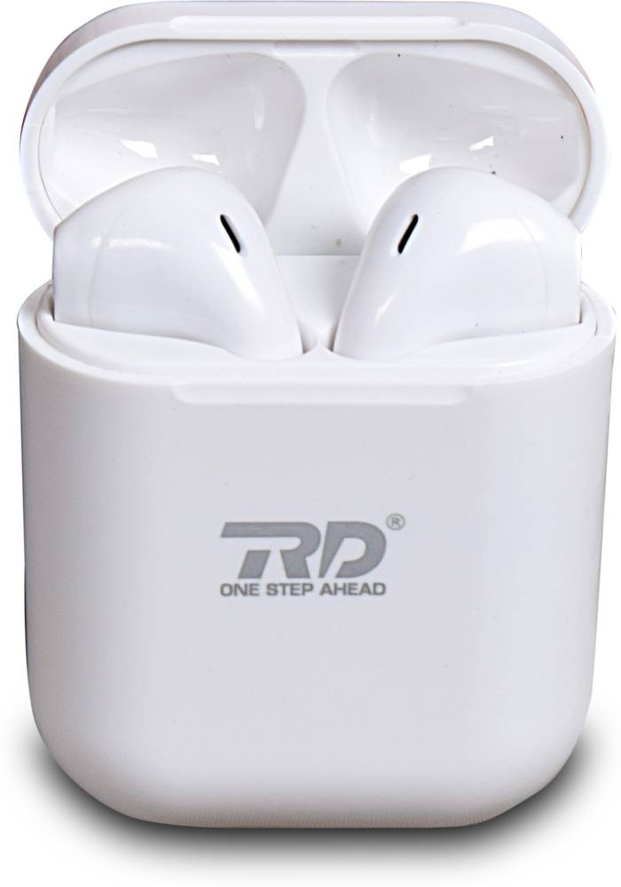 RD Bluetooth Headphone Bluetooth Headset (White, True Wireless) RD Bluetooth Headphone Bluetooth Headset (White, True Wireless)