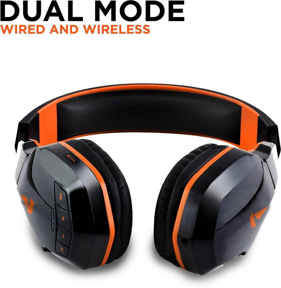 boAt Rockerz 510 Super Extra Bass Bluetooth Headset (Molten Orange, On the Ear)