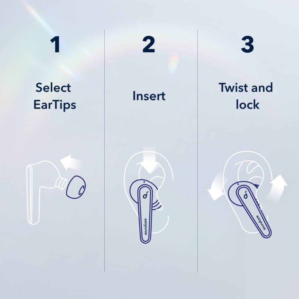 Soundcore by Anker Liberty Air 2 Pro With Active Noise Cancellation Bluetooth Headset (White, True Wireless)