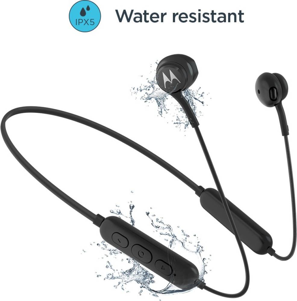 MOTOROLA VerveRap 105 (SH051) Bluetooth Headset (Black, In the Ear)