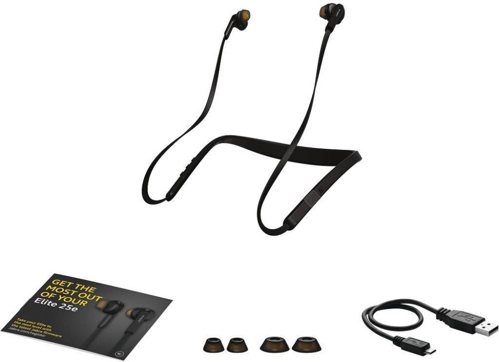 Jabra Elite 25E Wireless Bluetooth Headset (Black, In the Ear)