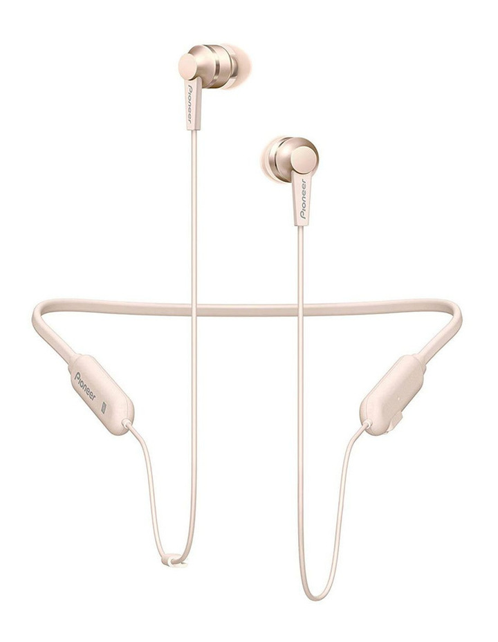 Gold/Champagne Bluetooth In Ear Flexible Neckband Headphones with Microphone